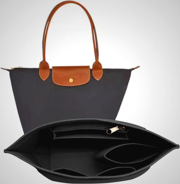 Felt Purse Organizer Insert for Longchamp Le Pliage L Handbag