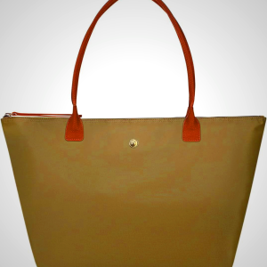 GM LIKKIE Women's Nylon Tote Bag - Foldable Hobo Shoulder Purse Dark Green