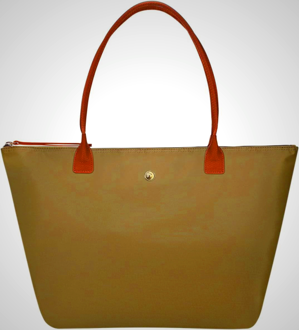 GM LIKKIE Women's Nylon Tote Bag - Foldable Hobo Shoulder Purse Dark Green