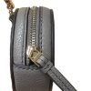 Tory Burch 150410 Thea Pebbled Leather With Gold Hardware Women's Coin Pouch (Gray Heron)-1