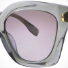 Tory Burch TY7201U 194111 Sunglasses Women's Transparent Sage/Grey Gradient 49mm