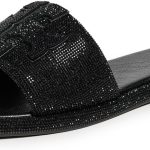Tory Burch Women's Double T Pave Sport Slides-0