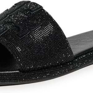 Tory Burch Women's Double T Pave Sport Slides-0