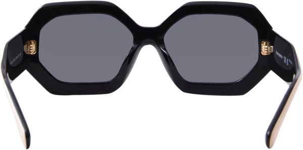 Tory Burch Sunglasses TY 7192 U 196187 Black/Ivory Dark Grey Solid, 55/16/140-3