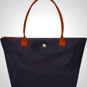 GM LIKKIE Women's Nylon Tote Bag - Foldable Hobo Shoulder Purse (Black2)