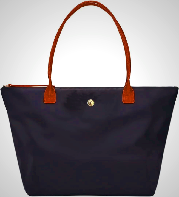 GM LIKKIE Women's Nylon Tote Bag - Foldable Hobo Shoulder Purse (Black2)