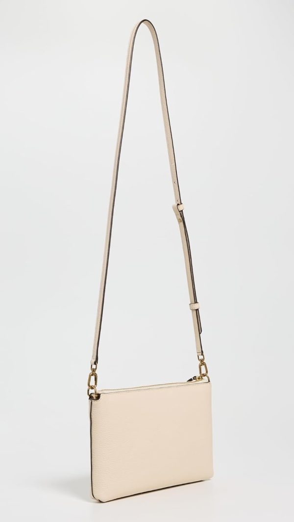 Tory Burch Women's Mercer Pebbled Wallet Crossbody mercer county community college