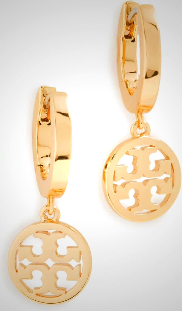 Tory Burch Women's Icon Huggie Hoop Earrings