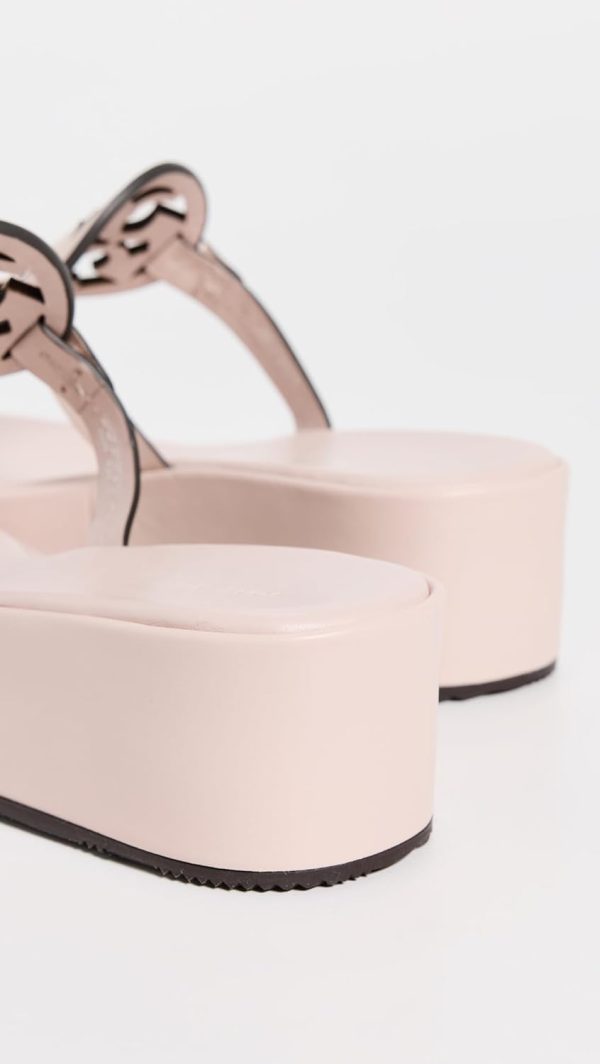 Tory Burch Women's Miller Wedge Sandals 25mm shopify