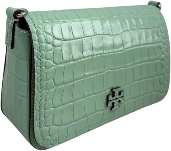 Tory Burch Women's Pebbled Leather Thea Flap Crossbody Shoulder Bag-1