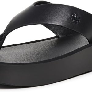 Tory Burch Women's Leather Platform Flip Flops-0