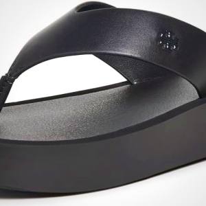 Tory Burch Women's Leather Platform Flip Flops