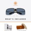 Tory Burch TY5015M Pillow Sunglasses For Women + BUNDLE With Designer iWear Complimentary Eyewear Kit-4