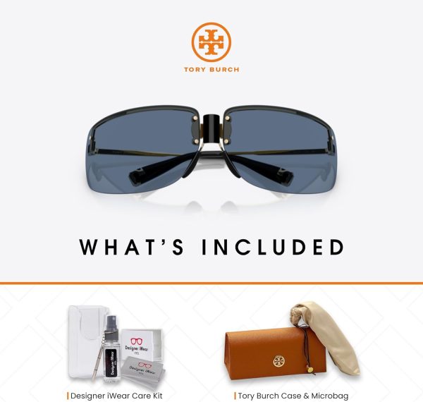 Tory Burch TY5015M Pillow Sunglasses For Women + BUNDLE With Designer iWear Complimentary Eyewear Kit-4