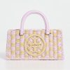 Tory Burch Women's Ella Hand Crocheted Checkered Top Handle Bag-1