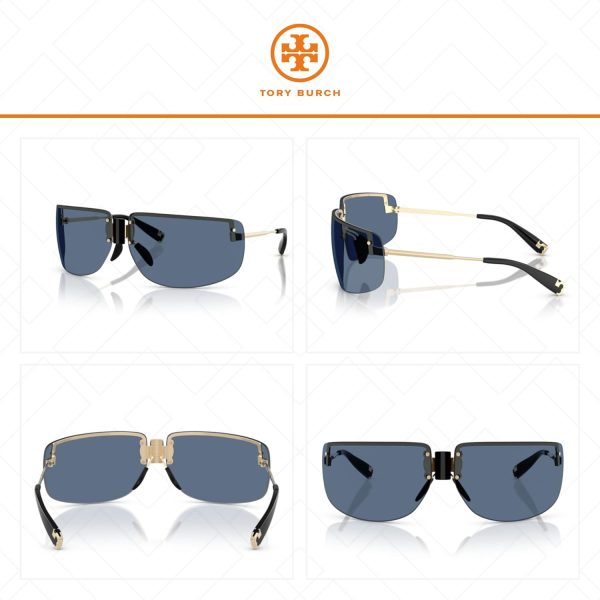 Tory Burch TY5015M Pillow Sunglasses For Women + BUNDLE With Designer iWear Complimentary Eyewear Kit tory burch