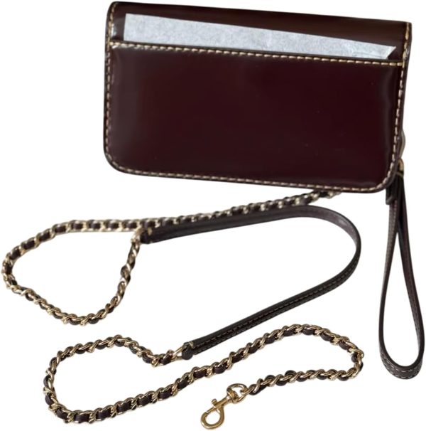 Tory Burch Women's Britten Chain Wallet with Wristlet-2