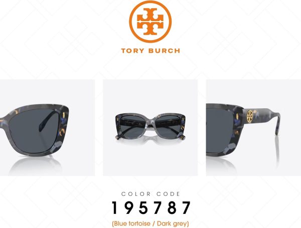 Tory Burch TY7198U Butterfly Sunglasses for Women +BUNDLE with ACCESSORY EYEWEAR KIT-5