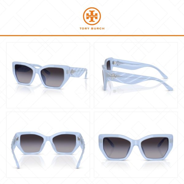 Tory Burch TY7187U Irregular Sunglasses For Women + BUNDLE With Designer iWear Complimentary Eyewear Kit skims
