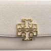 Tory Burch Women's Britten Pebble Leather Envelope Wallet (Delicate Pink)-1