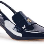 Coutgo Women's Pointed Toe Sandals Slingback Kitten Heel Pumps Slip On Ankle Buckle Dress Shoes-0