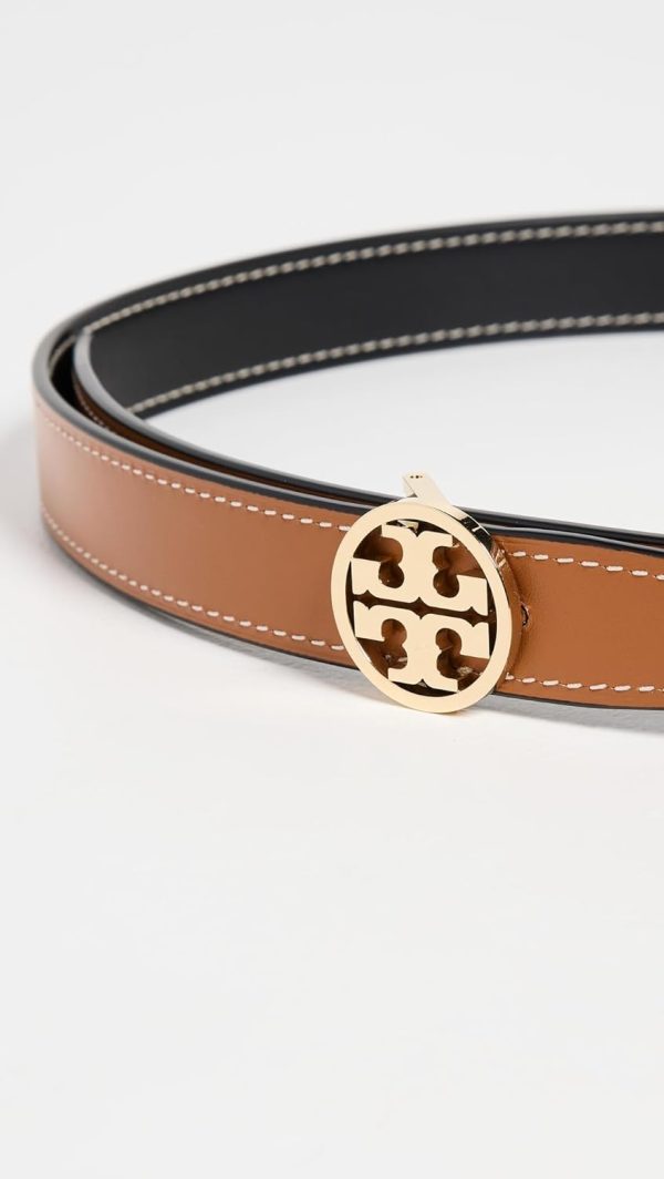 Tory Burch Women's 1" Miller Reversible Belt-3