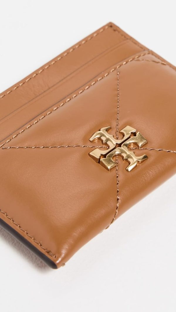Tory Burch Women's Kira Chevron Diamond Quilt Card Case-3