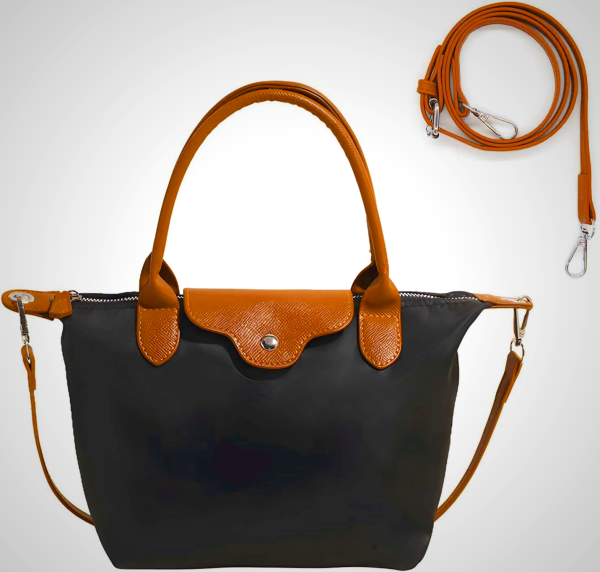 Long Keeper Mini Crossbody Bag for Women - Lightweight Nylon Tote