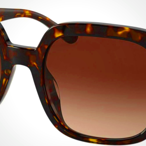 Tory Burch TY 7143U 172813 Dark Tortoise Plastic Square Sunglasses Brown Gradient Lens