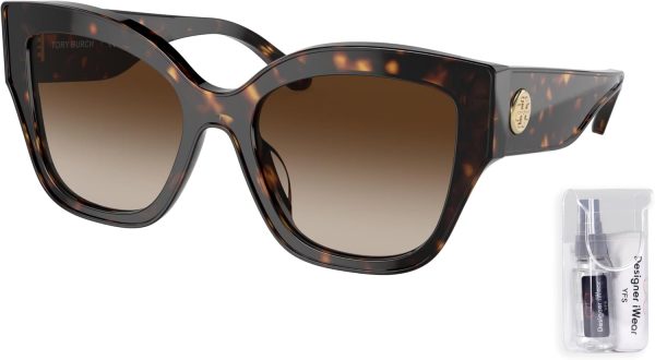 Tory Burch TY7184U Cateye Sunglasses for Women +BUNDLE with ACCESSORY EYEWEAR KIT sunglasses