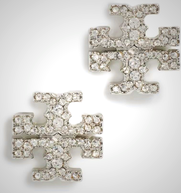 Tory Burch Women's Icon Pavé Stud Earrings - Premium Jewelry