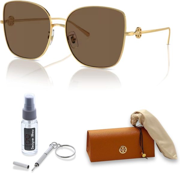 Tory Burch TY6106D Cateye Sunglasses for Women +BUNDLE with ACCESSORY EYEWEAR KIT cateye login
