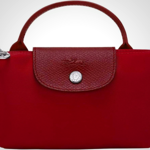 Longchamp Le Pliage Green Mini Pouch Handbag in Grenade