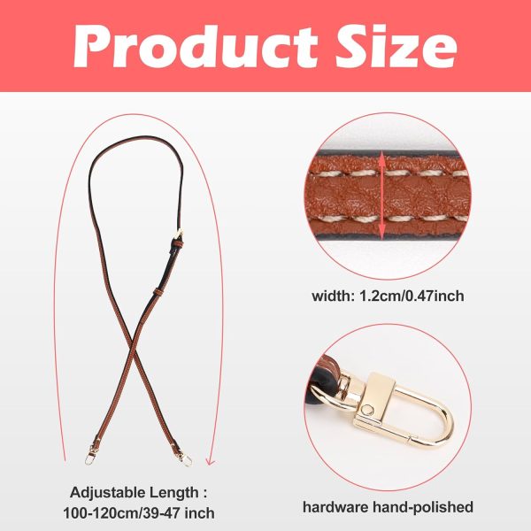 dadop Strap Kit for Longchamp Mini Bags - Adjustable Leather Purse Straps longchamp tote