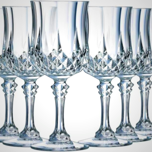 Cristal d'Arques Paris Longchamp 6 Kwarx Shot Glasses 6cl