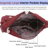 MINTEGRA Women Shoulder Handbag Roomy Multiple Pockets Bag Ladies Crossbody Purse Fashion Tote Top Handle Satchel-4