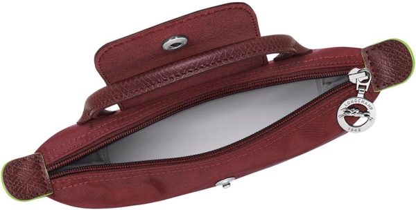 Longchamp Le Pliage Green Mini Pouch Handbag, Grenade greenland