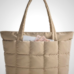 BAGSMART Expandable Tote Bag for Women, Puffer Work & Travel Handbag