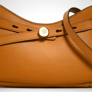 Tory Burch Women's Romy Zip Top Crossbody Bag in Black or Tiramisu