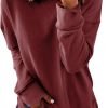 Dokotoo Women's Casual Crew Neck Sweatshirt Loose Soft Long Sleeve Pullover Tops-0