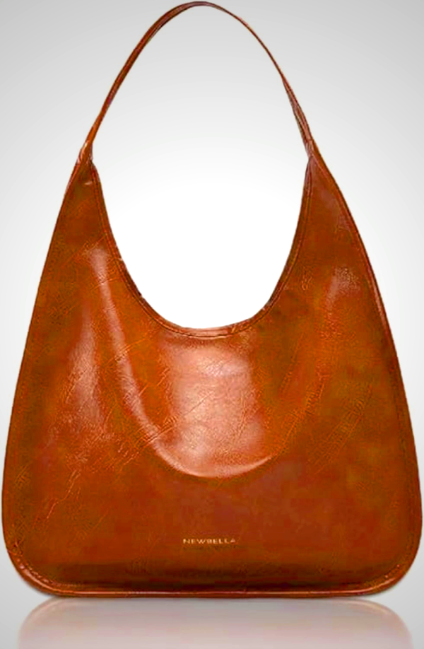 NEWBELLA Women's Hobo Purse - Faux Leather Shoulder Bag & Tote Handbag