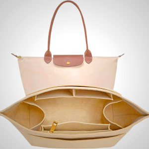 Longchamp Le Pliage M Purse Organizer Insert with Cup Holder