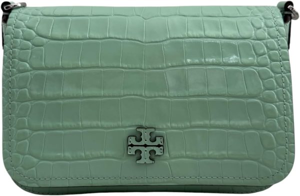 Tory Burch Women's Pebbled Leather Thea Flap Crossbody Shoulder Bag-2