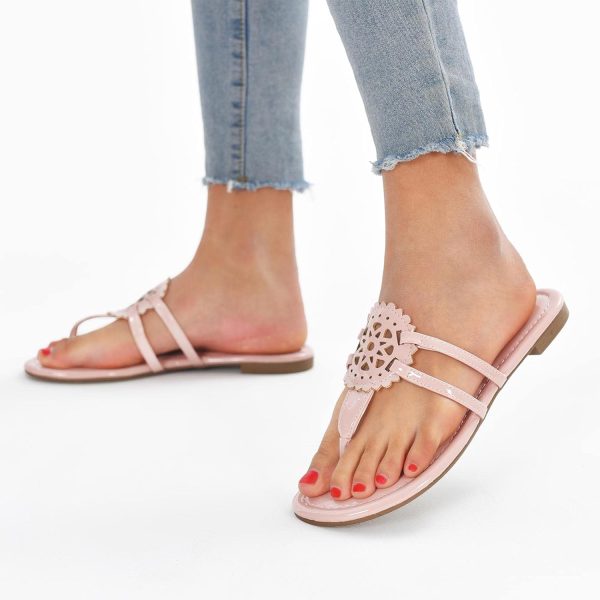 katliu Women's Flat Sandals Flip Flop Sandals Comfortable Dressy Thong Sandals flaticon