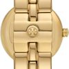 Tory Burch Women's Kira Gold Stainless Steel Bracelet Watch (Model: TBW2045) kira yoshikage