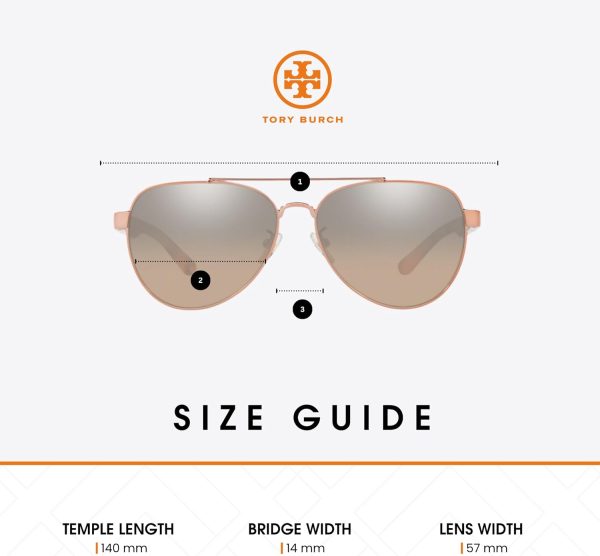 Tory Burch TY6070 Aviator Sunglasses For Women +BUNDLE with ACCESSORY EYEWEAR KIT ty6070