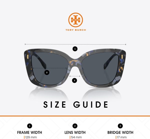 Tory Burch TY7198U Butterfly Sunglasses for Women +BUNDLE with ACCESSORY EYEWEAR KIT-3