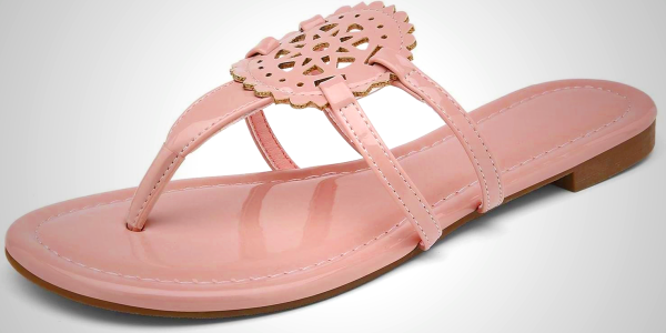 Katliu Women's Flat Sandals: Comfortable Dressy Thong Flip Flops