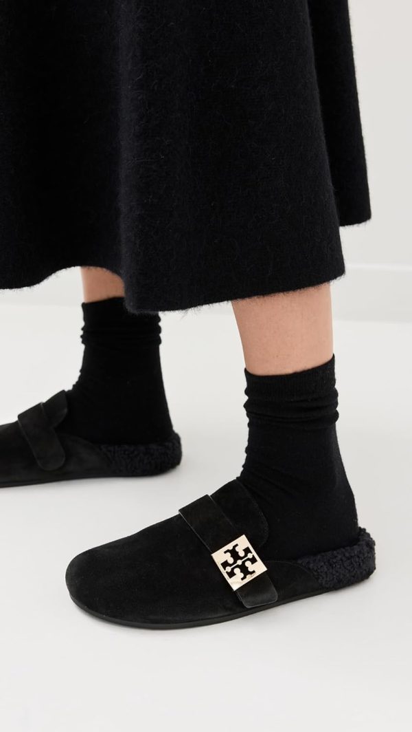 Tory Burch Women's Mellow Sherpa Mules-2