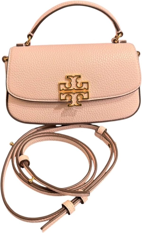 Tory Burch Britten Mini Top Handle Leather Crossbody Bag-1
